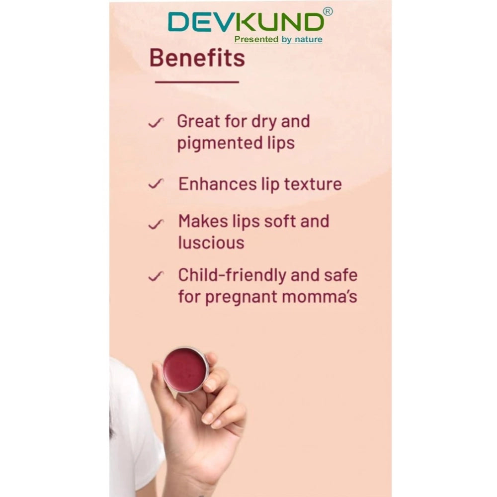 Amfyn Unisex Herbal Dark And Chapped Lips Beetroot Lip Balm (10gm)