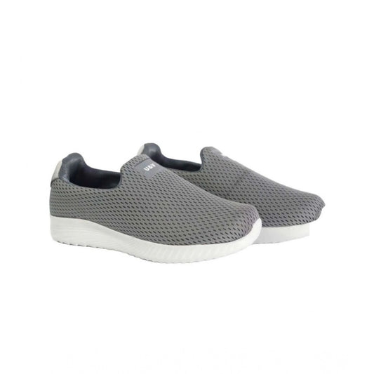 Amfyn Men's Casual Synthetic Leather Pull On Shoes (Grey)